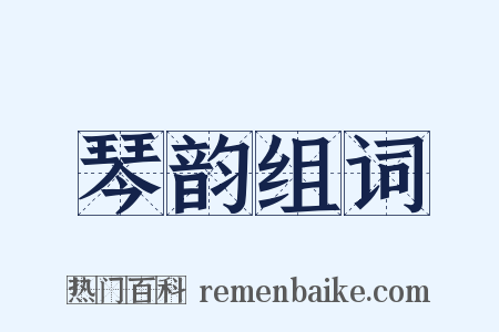 琴韵组词是什么意思的图片